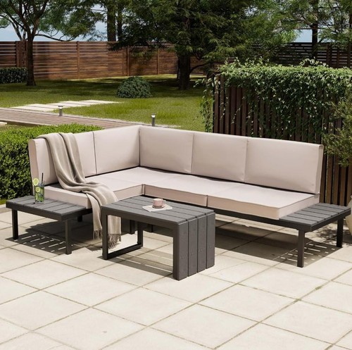 Aruba seater sofa - set, grey