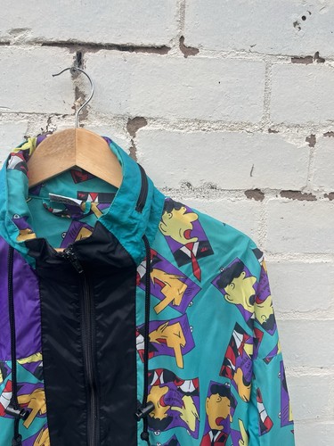 Vintage funky 90s windbreaker - 90s,