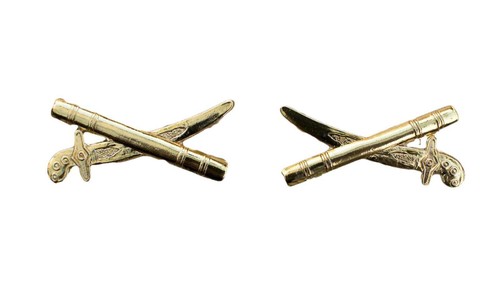 Crossed sword batons - crossed, metal