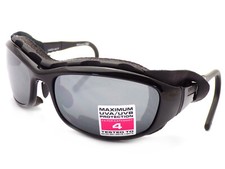 BLOC Sunglasses CHAMELEON Interchangeable Black/ Silver Mirror CAT.4 Lenses X400