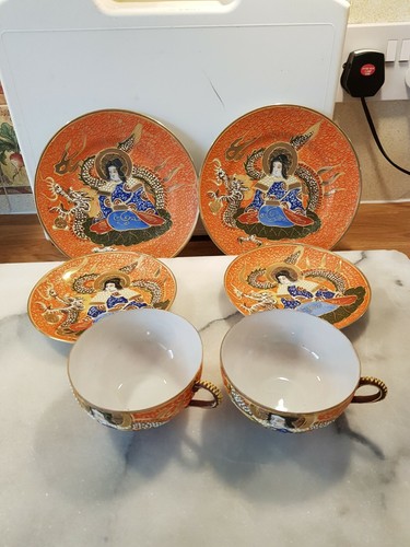 Japanese satsuma plates - 2,