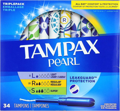 Tampax pearl tampons - tampax,
