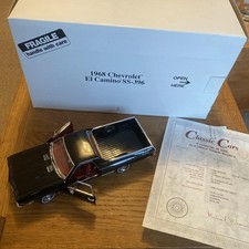 DANBURY MINT 1968 CHEVROLET EL CAMINO SS396 PICK-UP TRUCK BLACK + PAPERS+BOX