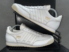 Adidas Originals Dragon Trainers White Leather AF4164 UK Size 8.5 2015