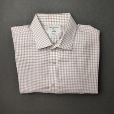 TM Lewin Dress Shirt Mens 17.5