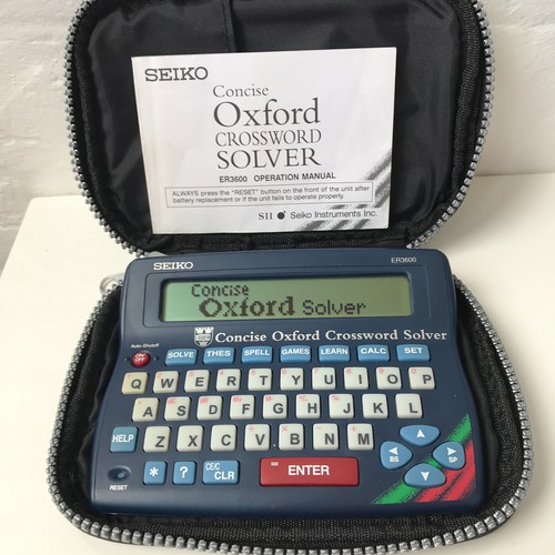 Seiko concise oxford crossword - concise,
