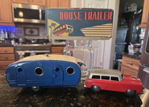 Vintage tin house - vintage,