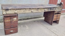 Large vintage workbench for