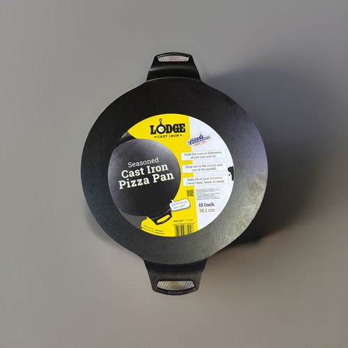 Lodge cast iron seasoned pizza - iron,
