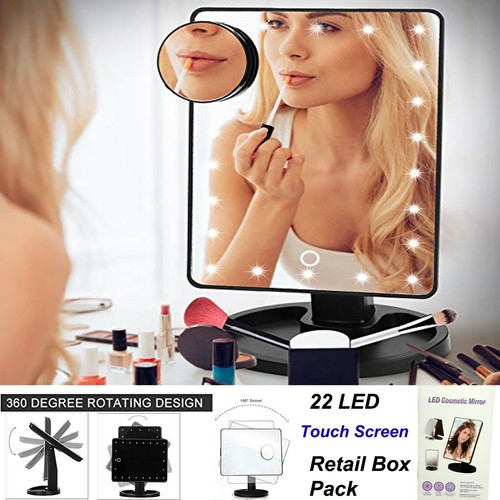 Led 10x tabletop vanity - led,
