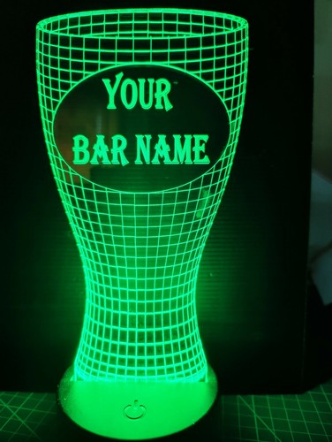 Personalised bar open - personalised, up