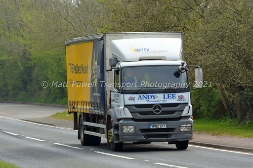 Truck photo 12x8 mercedes - -,