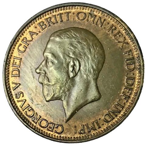 1933 british george - 1933, v