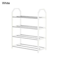 4 Tier Shoe Rack Stand Storage Organizer Lightweight Compact Shoes Shelf
