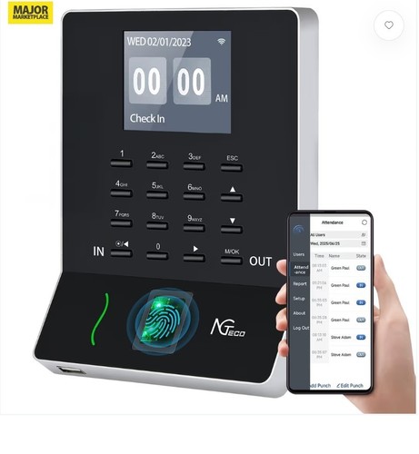 Ngteco fingerprint time - ngteco, w2