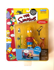 🟠PLAYMATES INTERACTIVE THE SIMPSONS SERIES 1 BART SIMPSON ACTION FIGURE WOS NEW