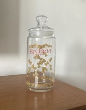 Vintage Pasta Storage Jar /French Glass Storage/Heritage Glass/kitchenalia/Retro