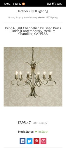 Penn light chandelier - light,