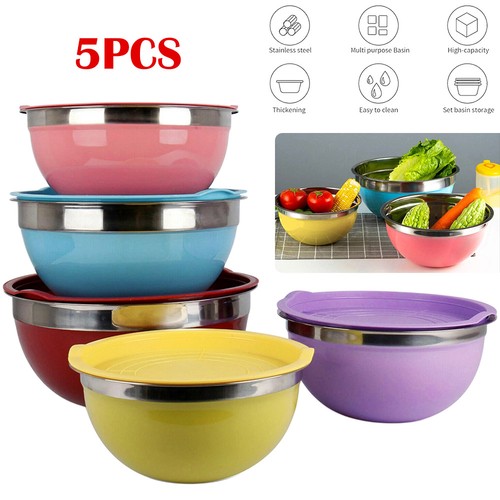 Set mixing bowl stainless - 5,