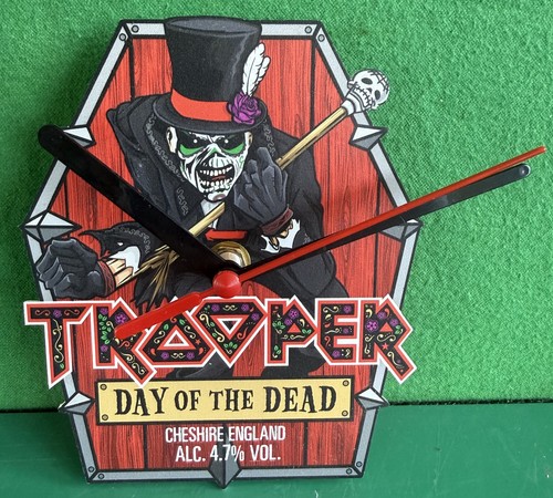 Clock made with beer pump - clock,
