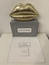 Lulu Guinness Gold Snakeskin