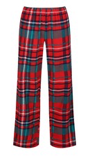 LADIES PYJAMA BOTTOMS BRUSHED COTTON FLANNEL LOUNGE PANT WITH POCKETS 6-24 NEW