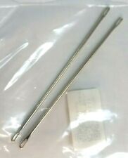 KNITTING MACHINE PARTS BODKIN DOUBLE EYED EYE TRANSFER NEEDLES 4.5MM STANDARD X2