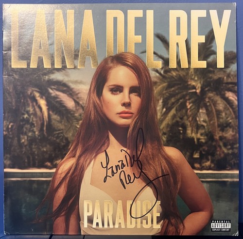 Lana del rey signed - del, paradise