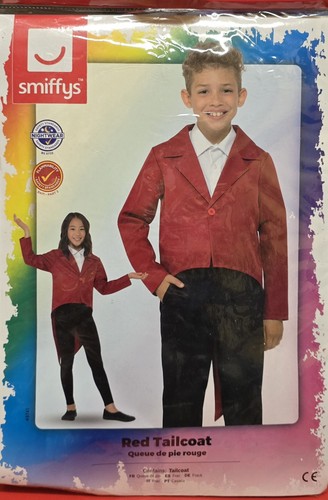 Smiffys red tailcoat kids - red,
