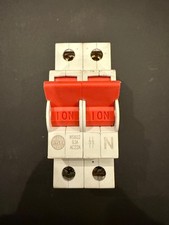 Wylex WS102 Main Switch Isolator 100A DP 2 Module (Used)