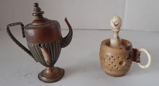 2 x Small vintage novelty tape measures