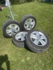 VW X 4 California Alloy Wheels And Tyres. Good Condition And Good Tread 16inch.