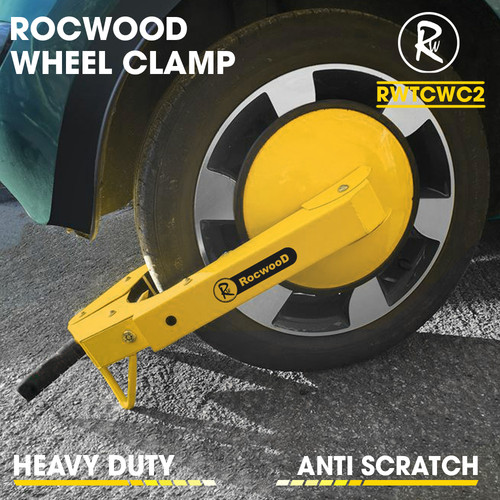 Wheel clamp heavy duty steel - wheel,