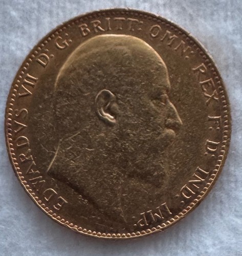 1908 edward vii - vii, sovereign