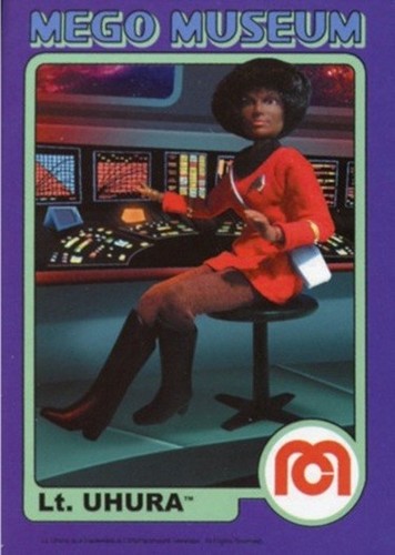 Mego museum promo card - mego,