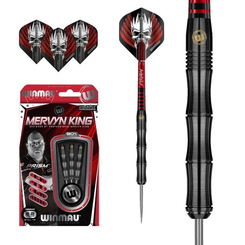 Winmau mervyn king black - winmau,
