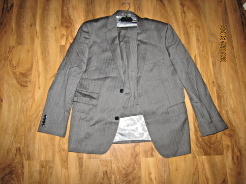 Aquascutum dark striped grey