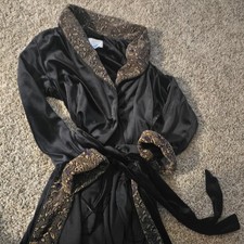 WOMENS Black Floral Velvet