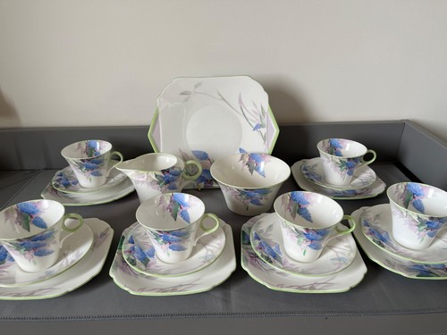 Shelley silver sage tea - shelley, set