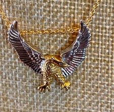 Elvis Eagle Pendant - gold