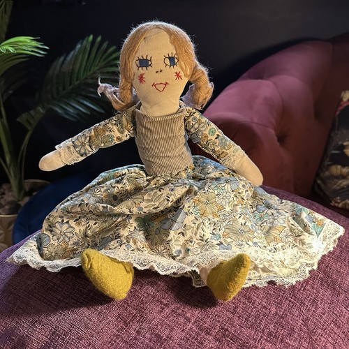 Vintage 1970s handmade rag - handmade,