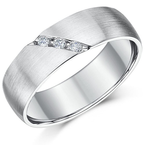 6mm palladium 950 diamond - 6mm,