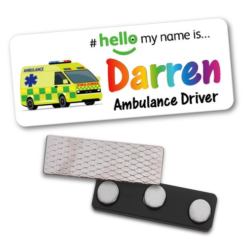 Hello name badge nurse - my,