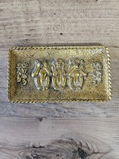 Max Le Verrier - The secret of the bonheur | Solid Brass 3 Wise Monkeys | Brass 