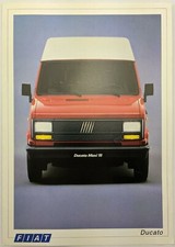 Scarce Fiat Ducato Maxi 18 Van Brochure, October 1986