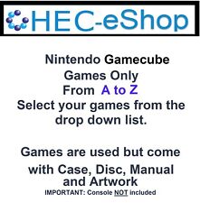 Nintendo Gamecube Games Only - Choose Games from the Drop-Down A to Z List
