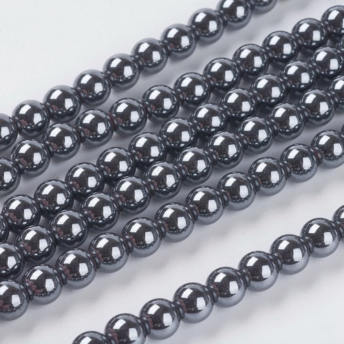 Strand 6mm cold - 70+, hematite