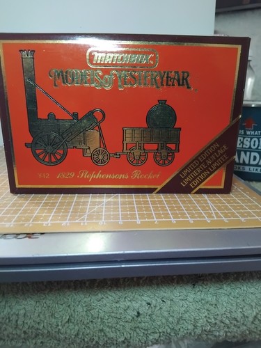 Stephensons rocket matchbox - stephensons,
