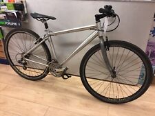 Used Falcon Trekking Silver 700c Wheels, 18” Frame 24 Speed Hybrid Bike