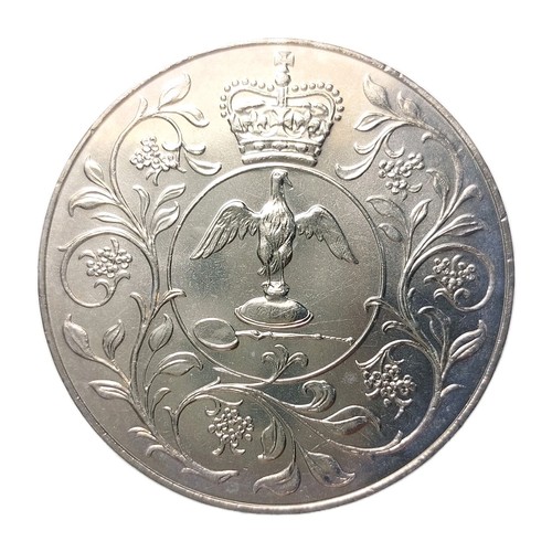 1977 silver jubilee crown - silver,